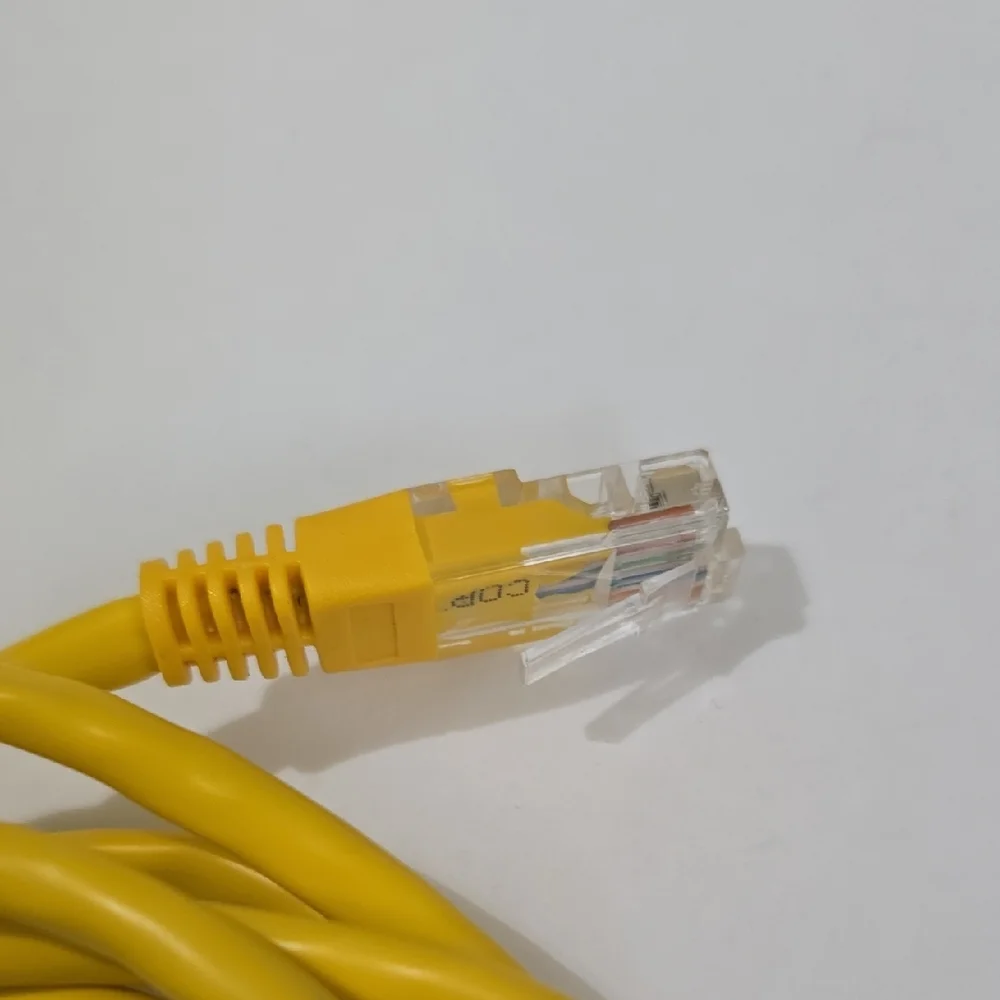 Yellow Ethernet Cable ~6 Feet 6 Inches